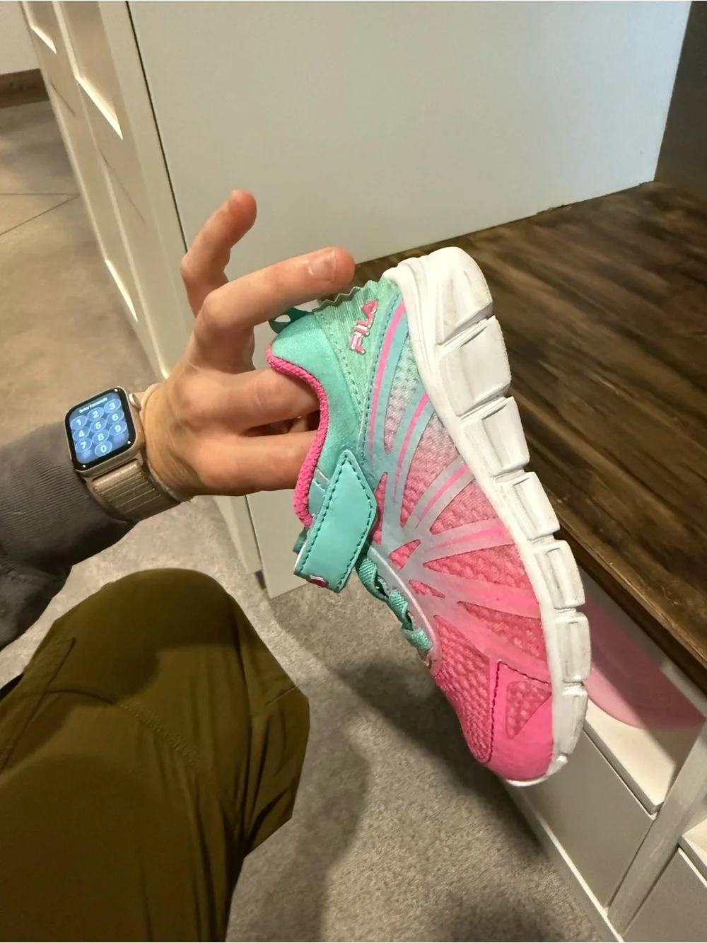 Toddler size 8 Adidas ASICS bundle of shoes